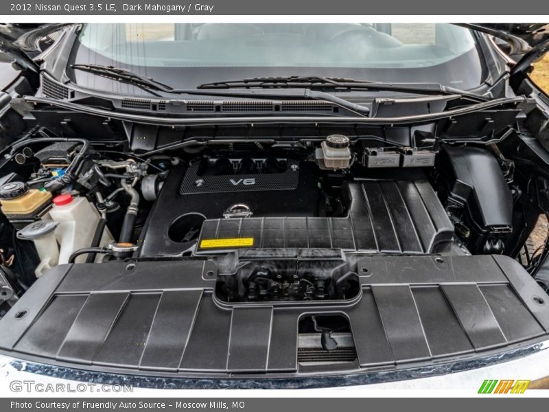 Dark Mahogany / Gray 2012 Nissan Quest 3.5 LE