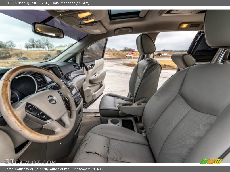 Dark Mahogany / Gray 2012 Nissan Quest 3.5 LE