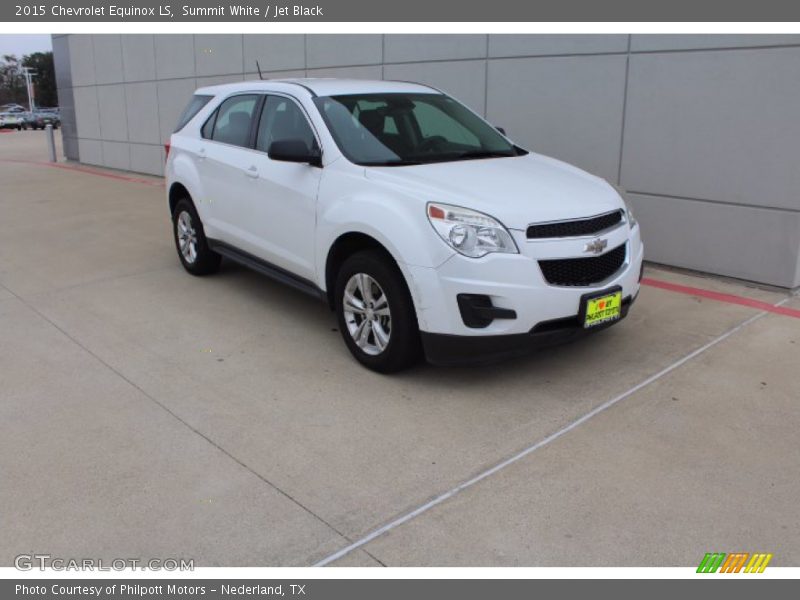 Summit White / Jet Black 2015 Chevrolet Equinox LS