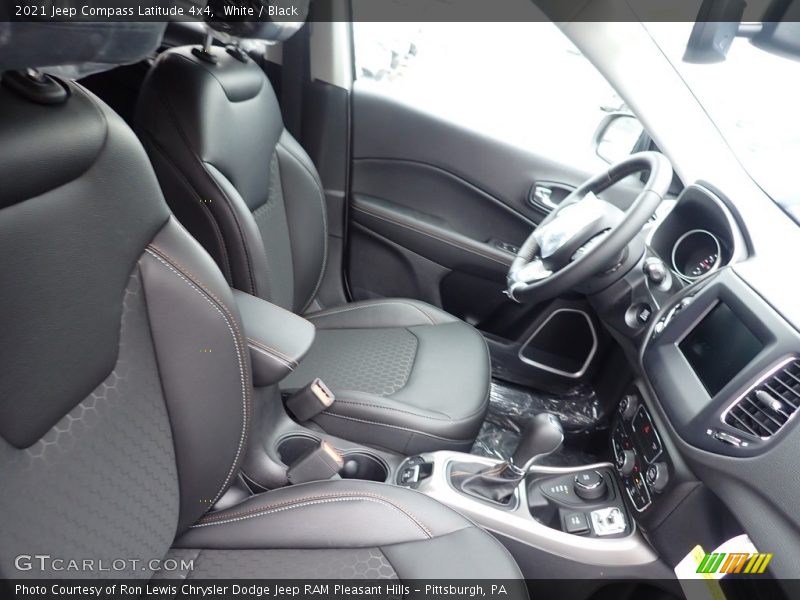 White / Black 2021 Jeep Compass Latitude 4x4