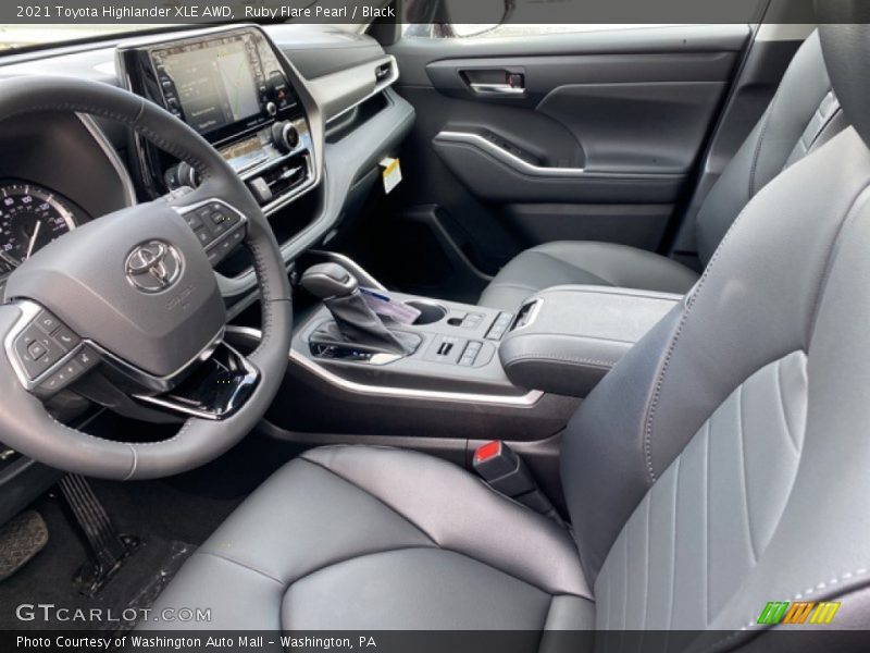 Ruby Flare Pearl / Black 2021 Toyota Highlander XLE AWD
