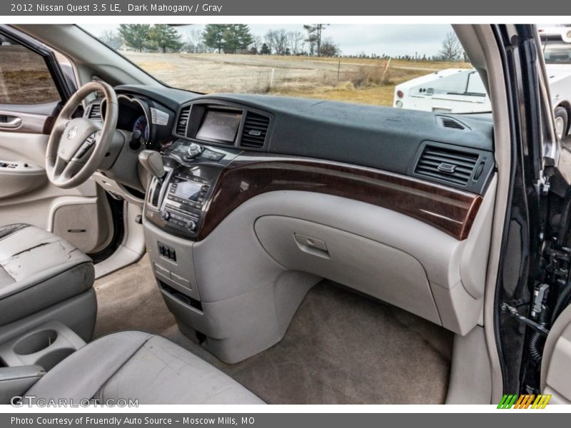 Dark Mahogany / Gray 2012 Nissan Quest 3.5 LE