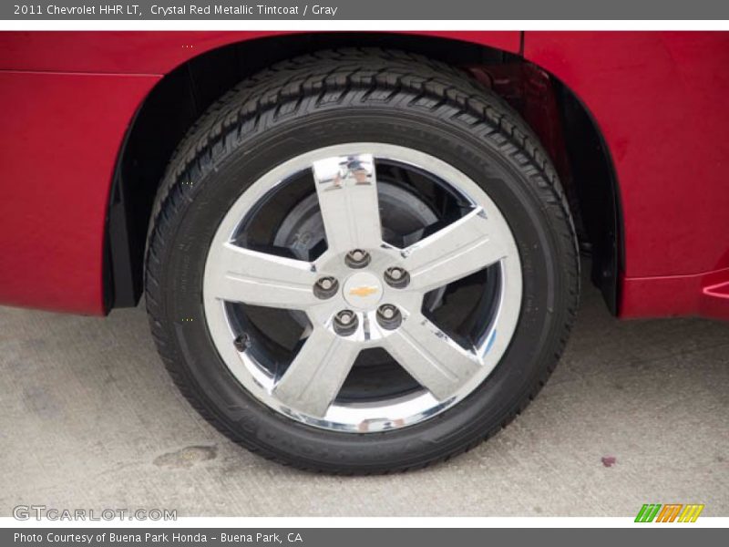 Crystal Red Metallic Tintcoat / Gray 2011 Chevrolet HHR LT