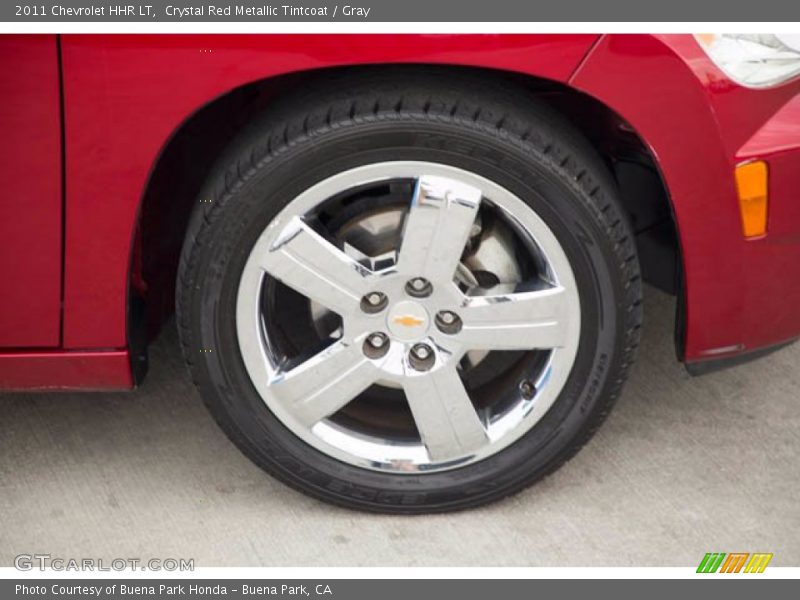 Crystal Red Metallic Tintcoat / Gray 2011 Chevrolet HHR LT