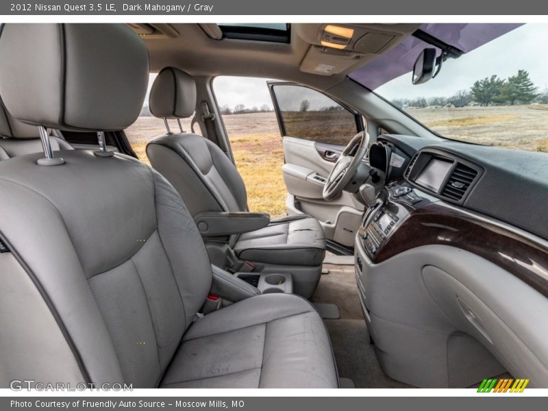 Dark Mahogany / Gray 2012 Nissan Quest 3.5 LE