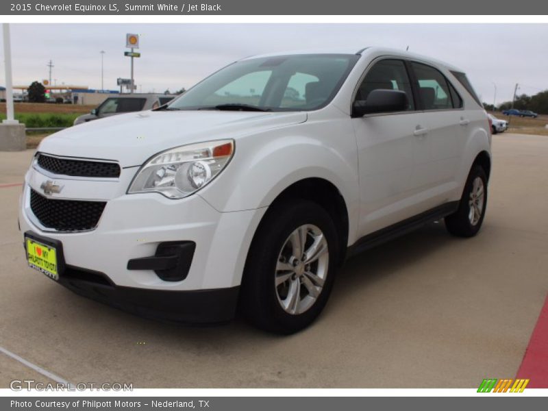 Summit White / Jet Black 2015 Chevrolet Equinox LS