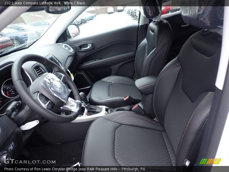 White / Black 2021 Jeep Compass Latitude 4x4