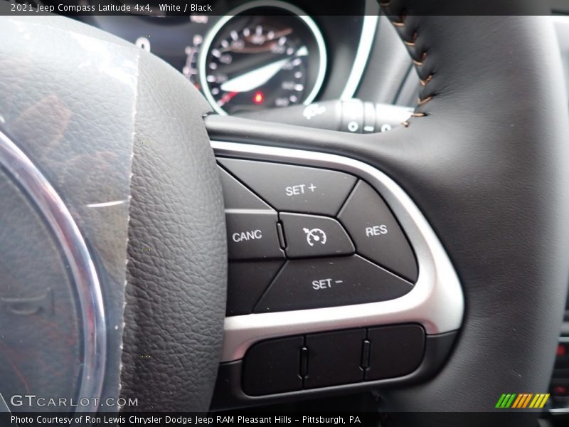 White / Black 2021 Jeep Compass Latitude 4x4