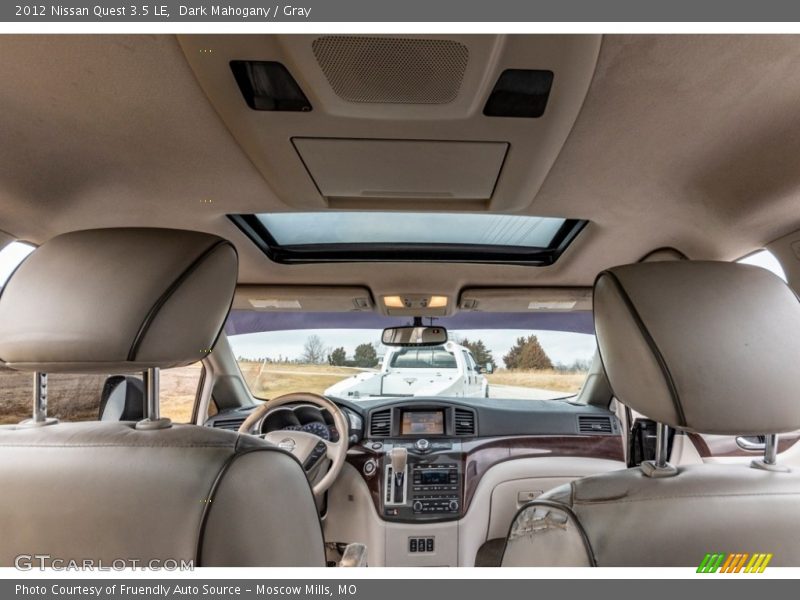 Dark Mahogany / Gray 2012 Nissan Quest 3.5 LE