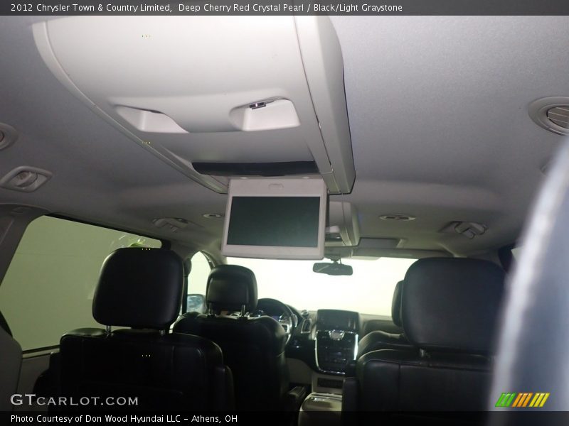 Deep Cherry Red Crystal Pearl / Black/Light Graystone 2012 Chrysler Town & Country Limited