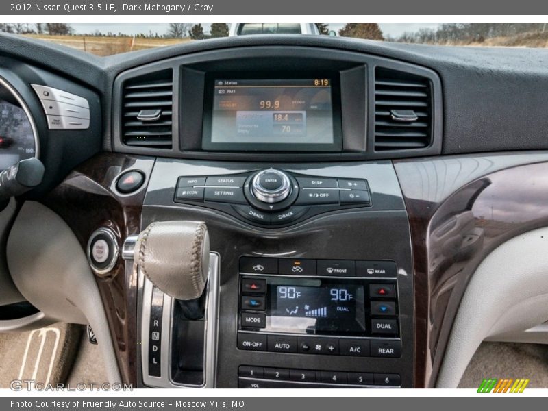 Dark Mahogany / Gray 2012 Nissan Quest 3.5 LE