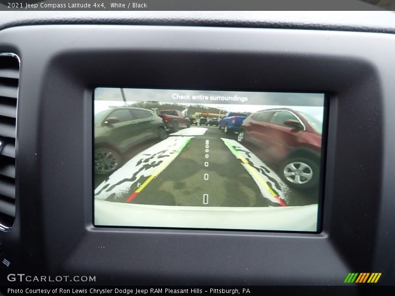White / Black 2021 Jeep Compass Latitude 4x4