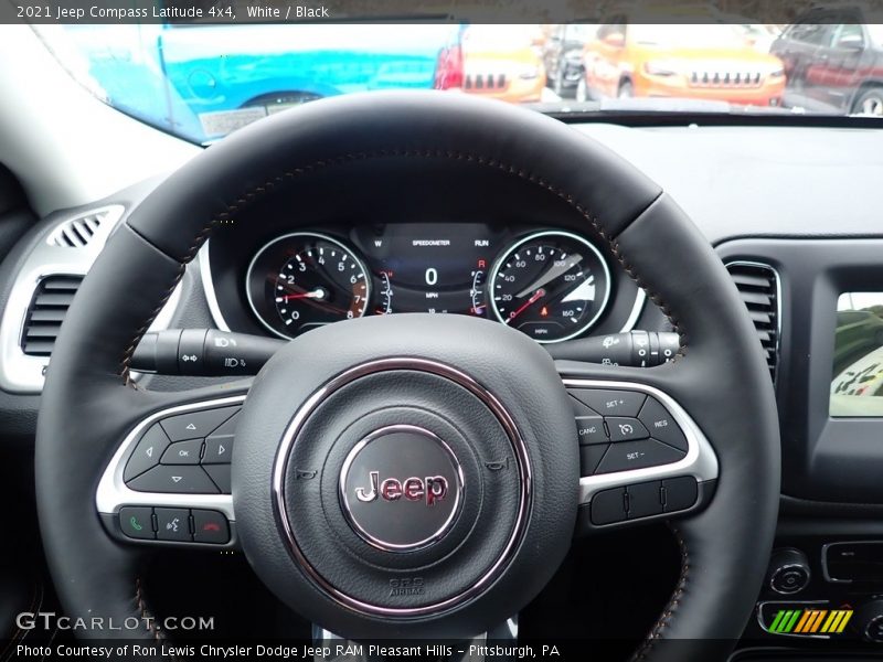 White / Black 2021 Jeep Compass Latitude 4x4
