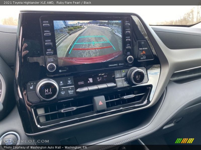 Ruby Flare Pearl / Black 2021 Toyota Highlander XLE AWD