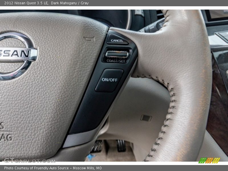 Dark Mahogany / Gray 2012 Nissan Quest 3.5 LE