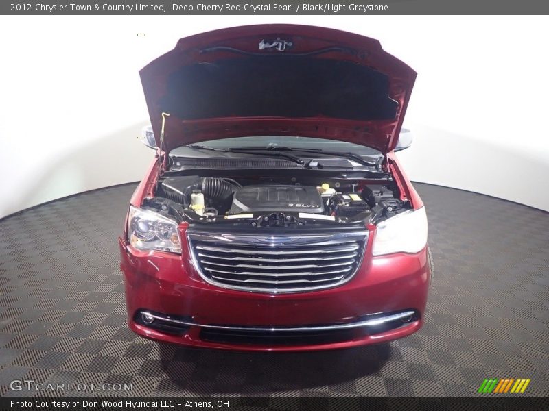 Deep Cherry Red Crystal Pearl / Black/Light Graystone 2012 Chrysler Town & Country Limited