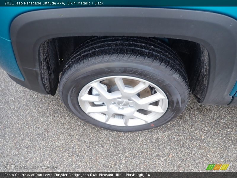 Bikini Metallic / Black 2021 Jeep Renegade Latitude 4x4