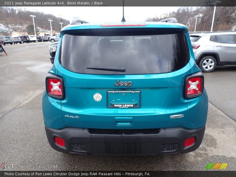Bikini Metallic / Black 2021 Jeep Renegade Latitude 4x4
