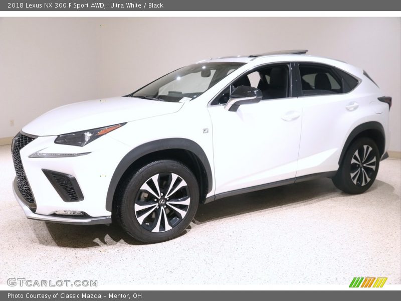 Ultra White / Black 2018 Lexus NX 300 F Sport AWD