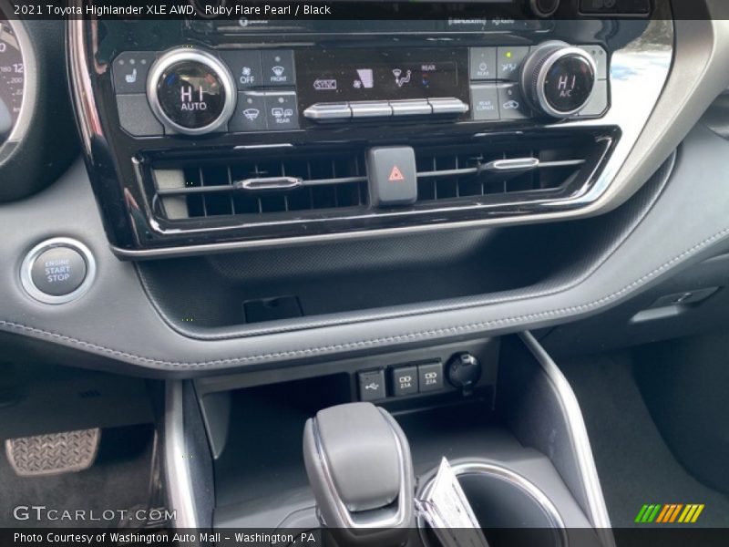 Ruby Flare Pearl / Black 2021 Toyota Highlander XLE AWD