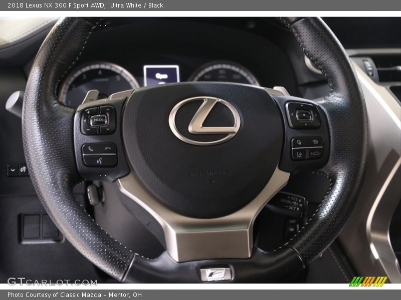 Ultra White / Black 2018 Lexus NX 300 F Sport AWD
