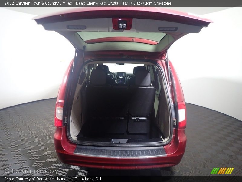 Deep Cherry Red Crystal Pearl / Black/Light Graystone 2012 Chrysler Town & Country Limited