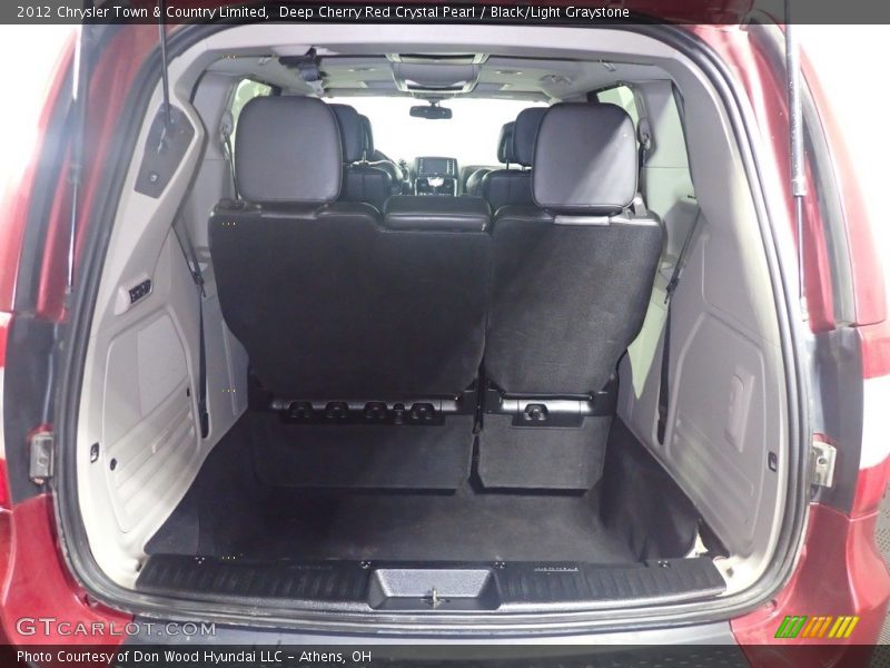 Deep Cherry Red Crystal Pearl / Black/Light Graystone 2012 Chrysler Town & Country Limited