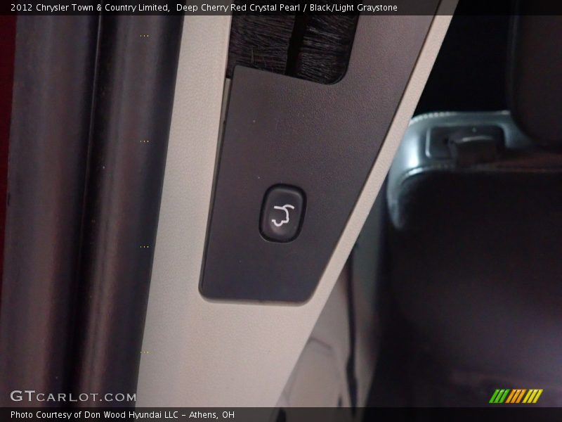 Deep Cherry Red Crystal Pearl / Black/Light Graystone 2012 Chrysler Town & Country Limited