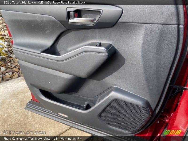 Ruby Flare Pearl / Black 2021 Toyota Highlander XLE AWD
