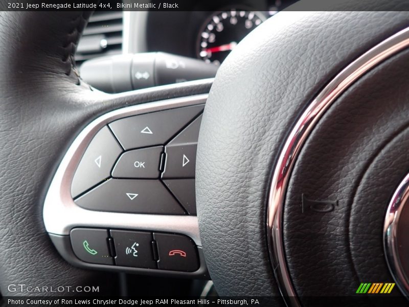 Bikini Metallic / Black 2021 Jeep Renegade Latitude 4x4