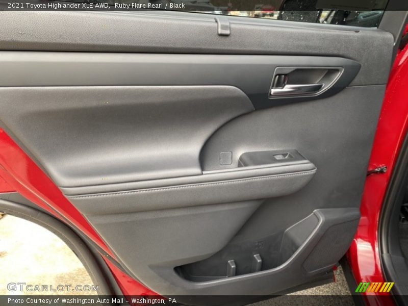 Ruby Flare Pearl / Black 2021 Toyota Highlander XLE AWD