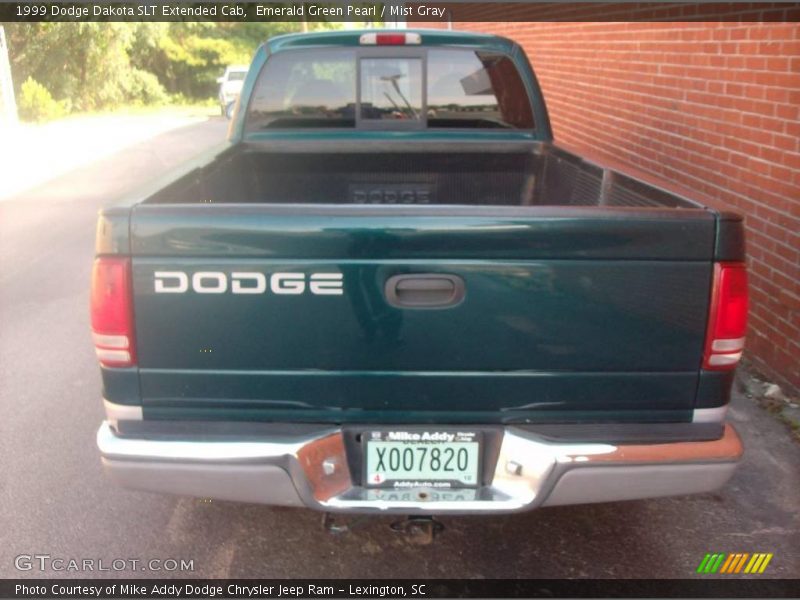 Emerald Green Pearl / Mist Gray 1999 Dodge Dakota SLT Extended Cab