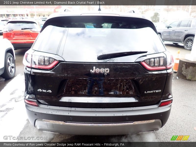Diamond Black Crystal Pearl / Black 2021 Jeep Cherokee Limited 4x4