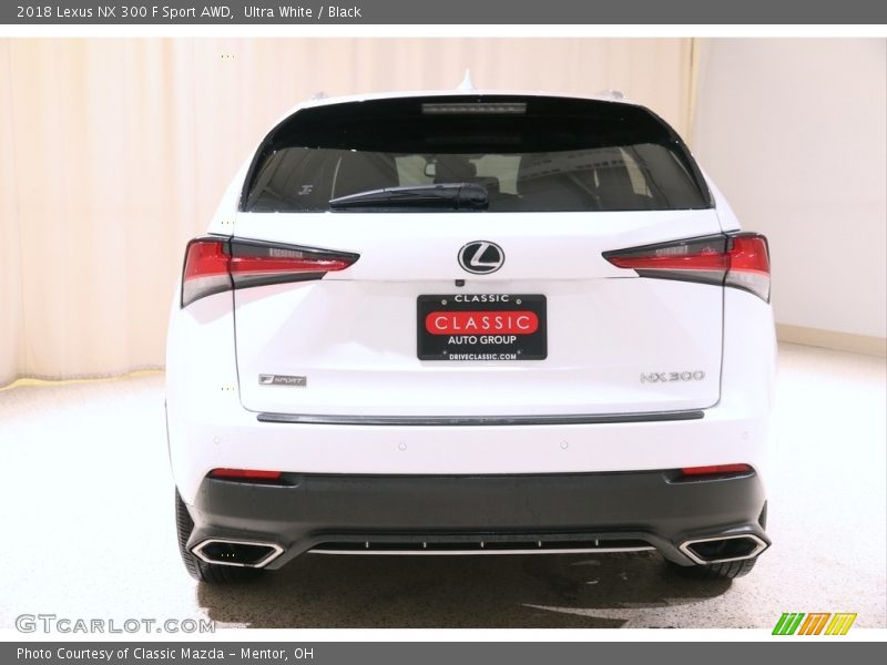 Ultra White / Black 2018 Lexus NX 300 F Sport AWD