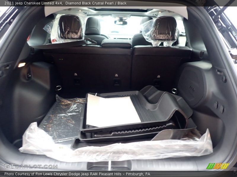 Diamond Black Crystal Pearl / Black 2021 Jeep Cherokee Limited 4x4