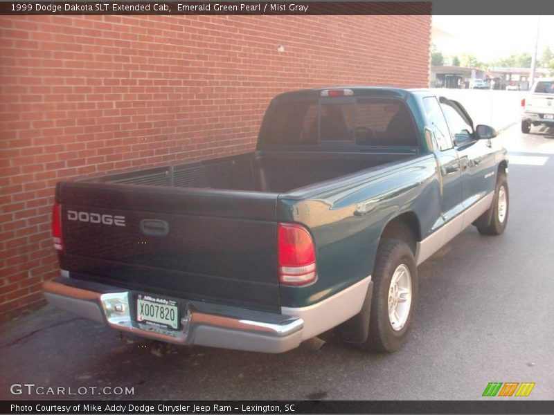 Emerald Green Pearl / Mist Gray 1999 Dodge Dakota SLT Extended Cab