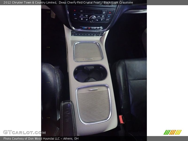 Deep Cherry Red Crystal Pearl / Black/Light Graystone 2012 Chrysler Town & Country Limited