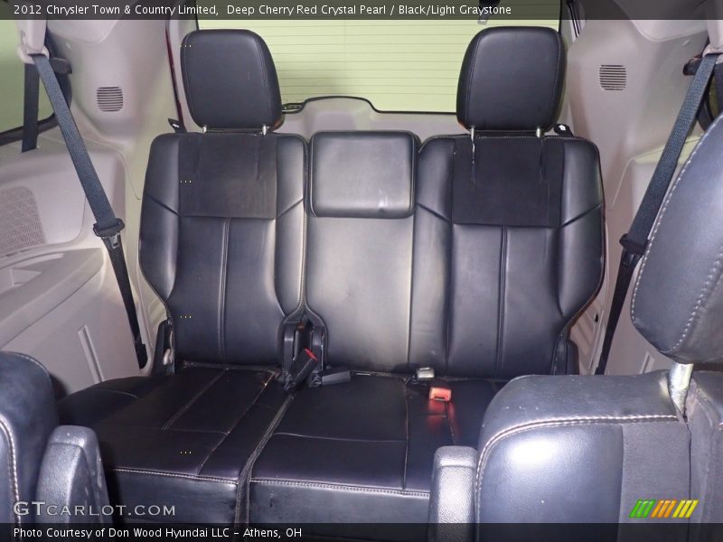 Deep Cherry Red Crystal Pearl / Black/Light Graystone 2012 Chrysler Town & Country Limited