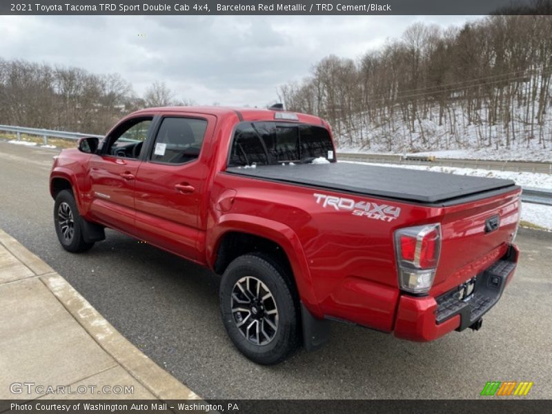 Barcelona Red Metallic / TRD Cement/Black 2021 Toyota Tacoma TRD Sport Double Cab 4x4