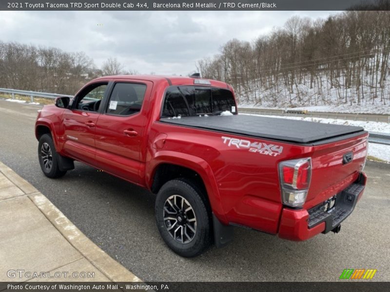 Barcelona Red Metallic / TRD Cement/Black 2021 Toyota Tacoma TRD Sport Double Cab 4x4