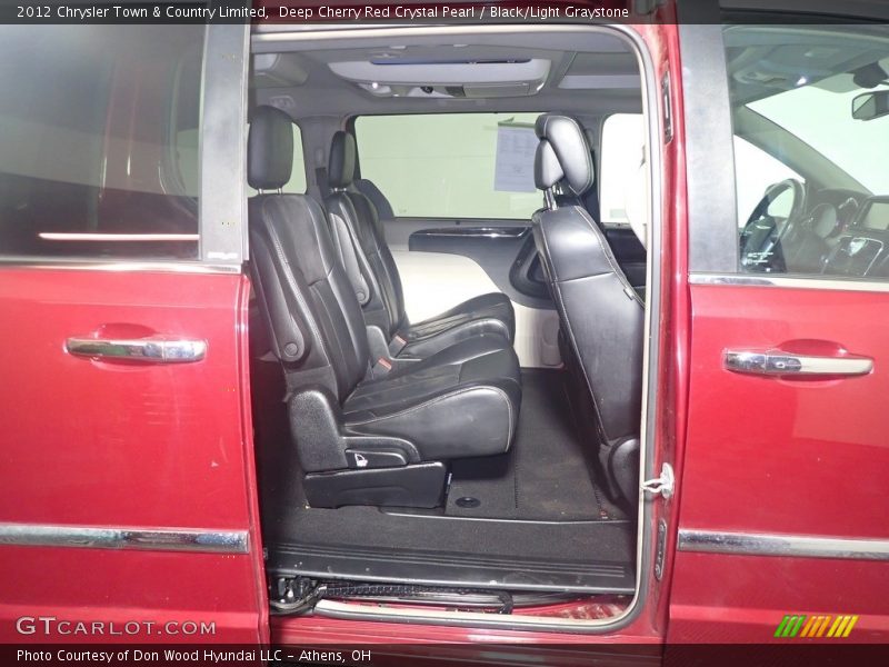 Deep Cherry Red Crystal Pearl / Black/Light Graystone 2012 Chrysler Town & Country Limited