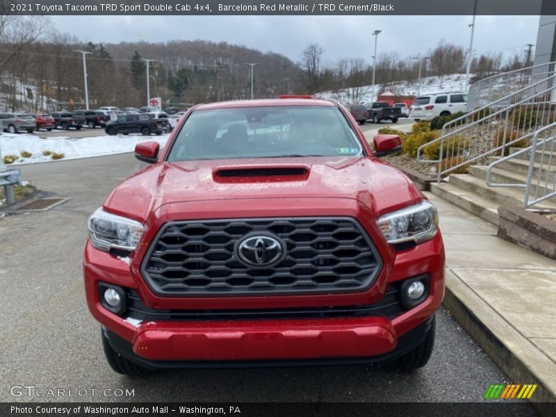 Barcelona Red Metallic / TRD Cement/Black 2021 Toyota Tacoma TRD Sport Double Cab 4x4