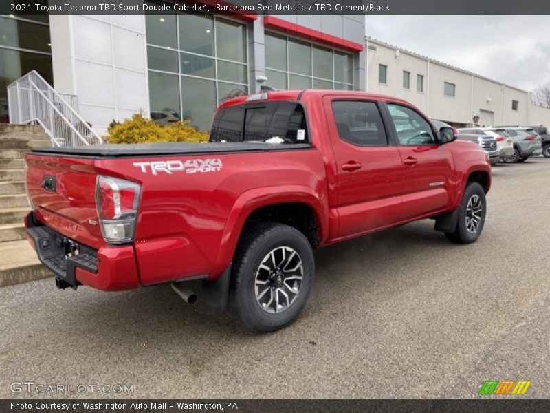 Barcelona Red Metallic / TRD Cement/Black 2021 Toyota Tacoma TRD Sport Double Cab 4x4