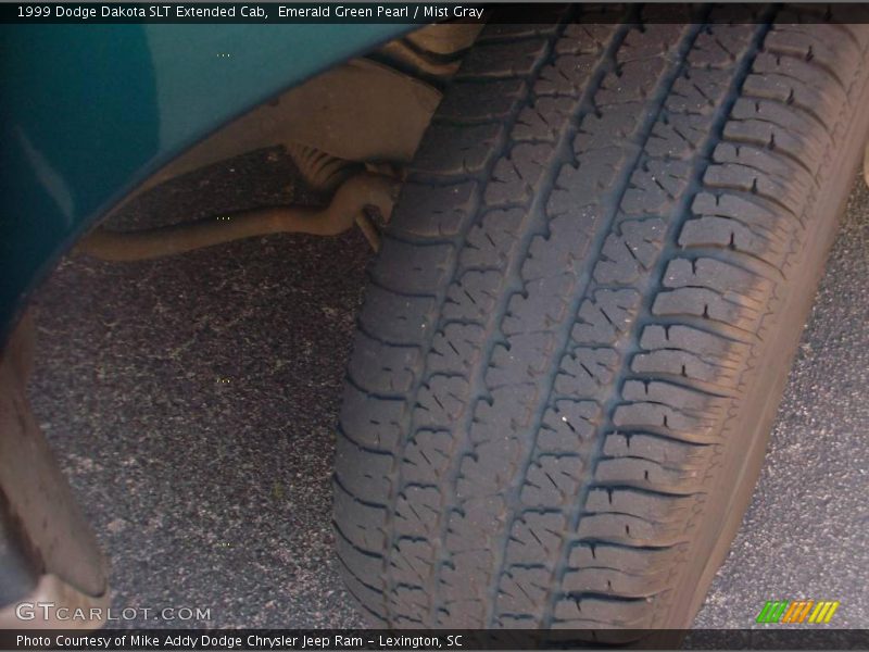 Emerald Green Pearl / Mist Gray 1999 Dodge Dakota SLT Extended Cab