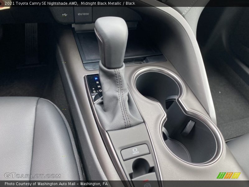 Midnight Black Metallic / Black 2021 Toyota Camry SE Nightshade AWD