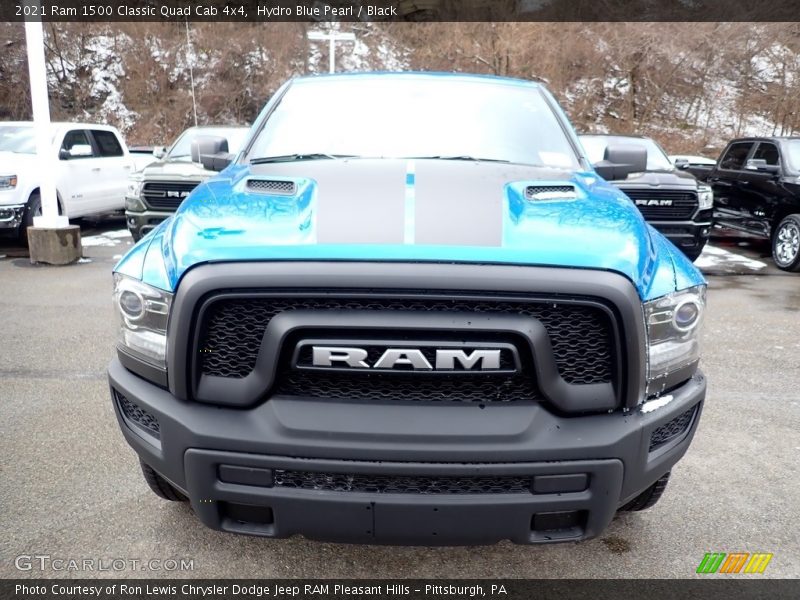 Hydro Blue Pearl / Black 2021 Ram 1500 Classic Quad Cab 4x4