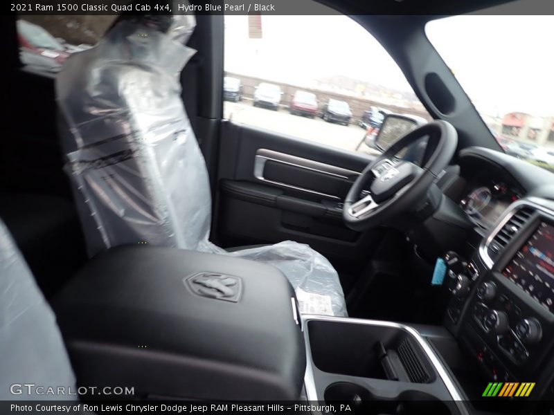 Hydro Blue Pearl / Black 2021 Ram 1500 Classic Quad Cab 4x4