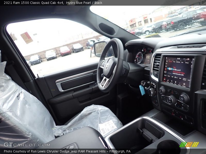 Hydro Blue Pearl / Black 2021 Ram 1500 Classic Quad Cab 4x4