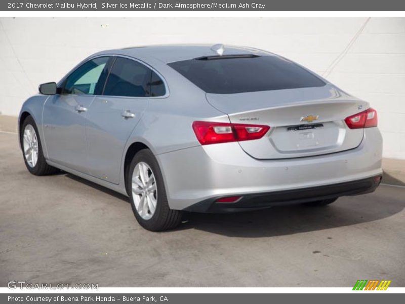Silver Ice Metallic / Dark Atmosphere/Medium Ash Gray 2017 Chevrolet Malibu Hybrid