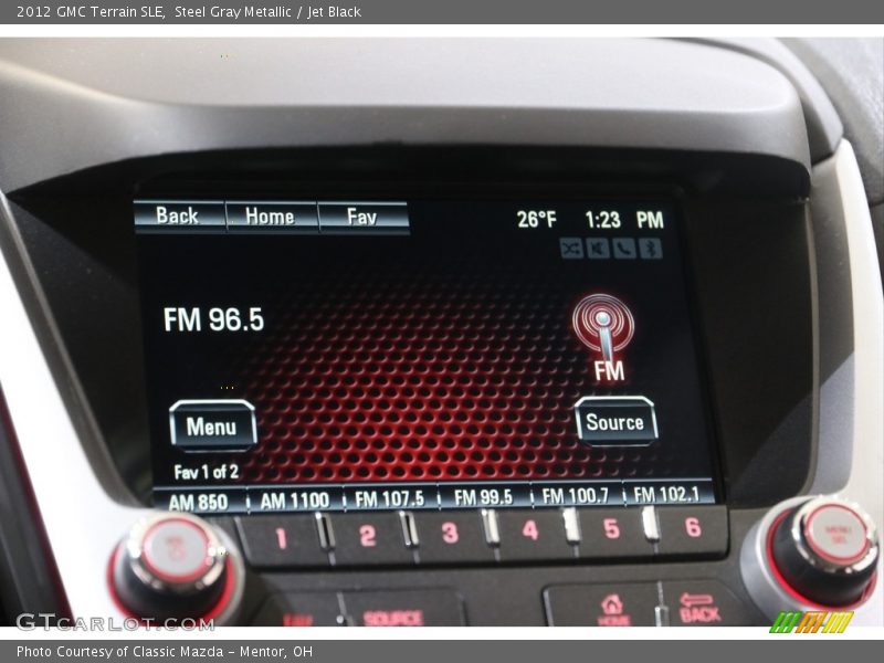 Steel Gray Metallic / Jet Black 2012 GMC Terrain SLE